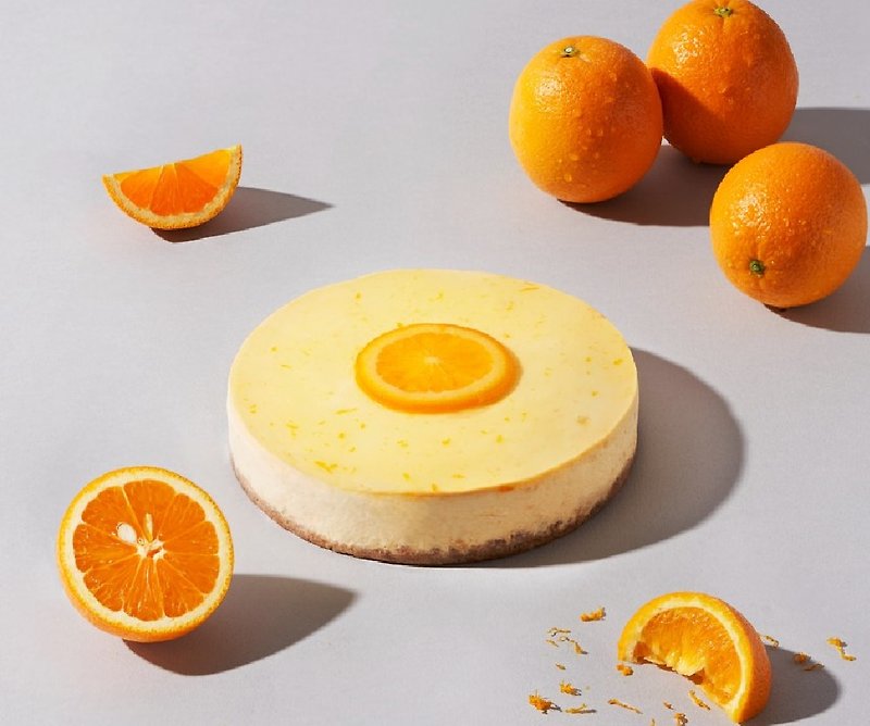 【1%bakery】Summer Orange Cheesecake 6 inches