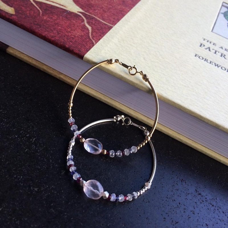 Limited Fantasy pink crystal bracelet - Bracelets - Gemstone Pink