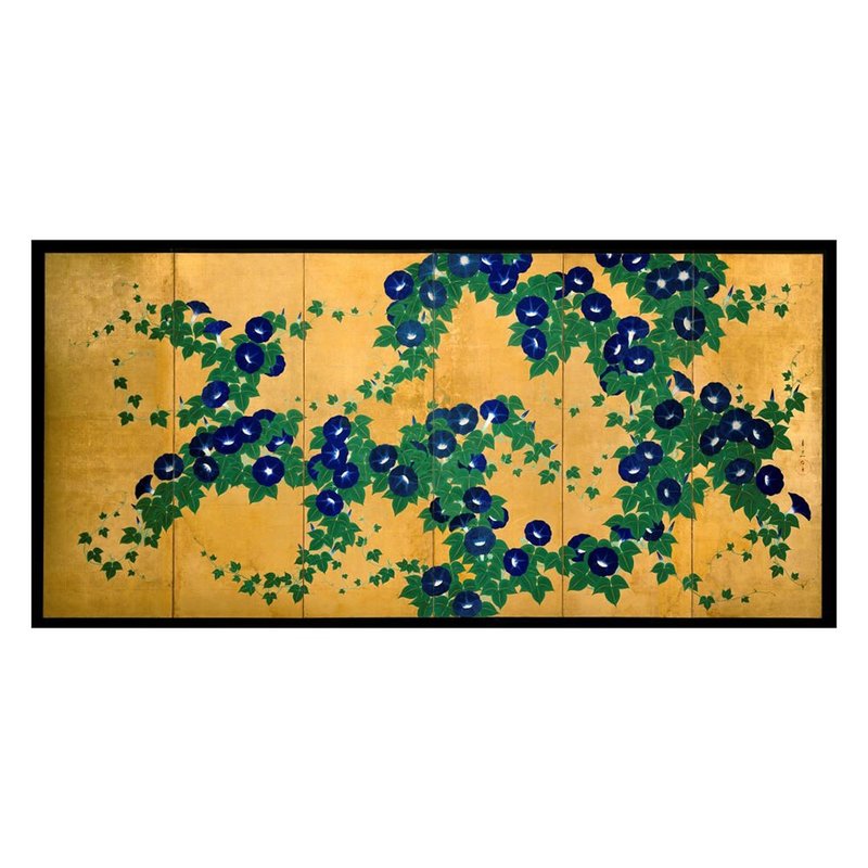 【日本の琳派・美術掛絵】鈴木一智｜朝顔図王 - ポスター・絵 - 紙 