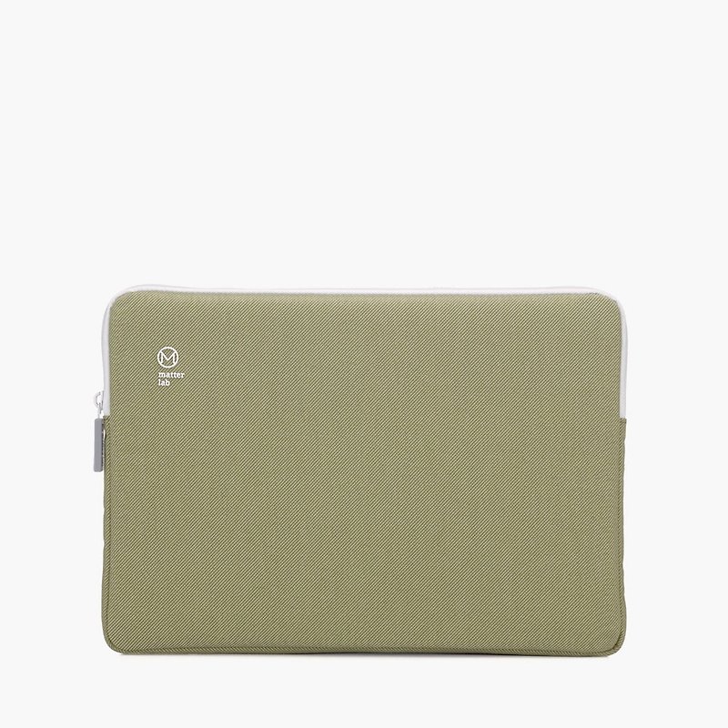 Blanc Macbook 13 吋 notebook protection bag - khaki - กระเป๋าแล็ปท็อป - วัสดุกันนำ้ สีกากี