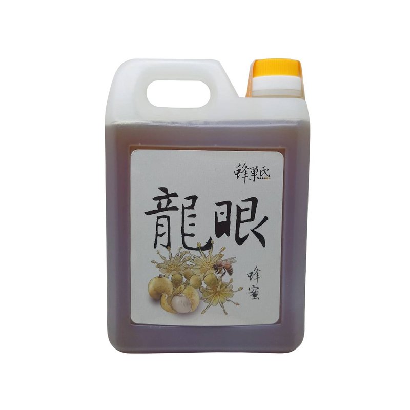 【蜂巢氏】頂級龍眼蜂蜜1.8kg/桶 - 蜂蜜/黑糖 - 其他材質 橘色