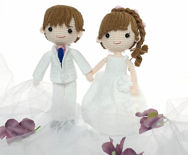 カスタマイズされた結婚式の人形結婚式の人形結婚式の贈り物結婚式の装飾結婚式の装飾 オプションの色 ショップ Silverbreeze 置物 Pinkoi