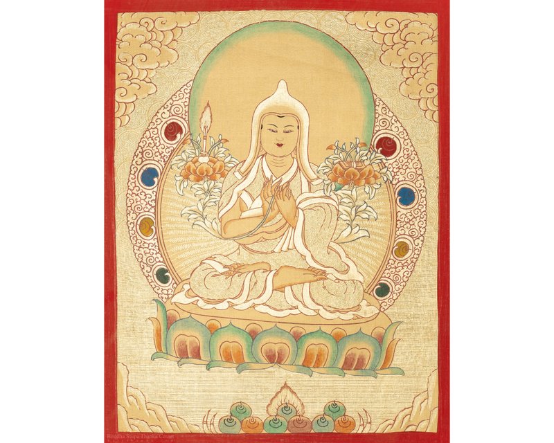 精心製作的忠察巴唐卡藝術 - 壁貼/牆壁裝飾 - 其他材質 多色