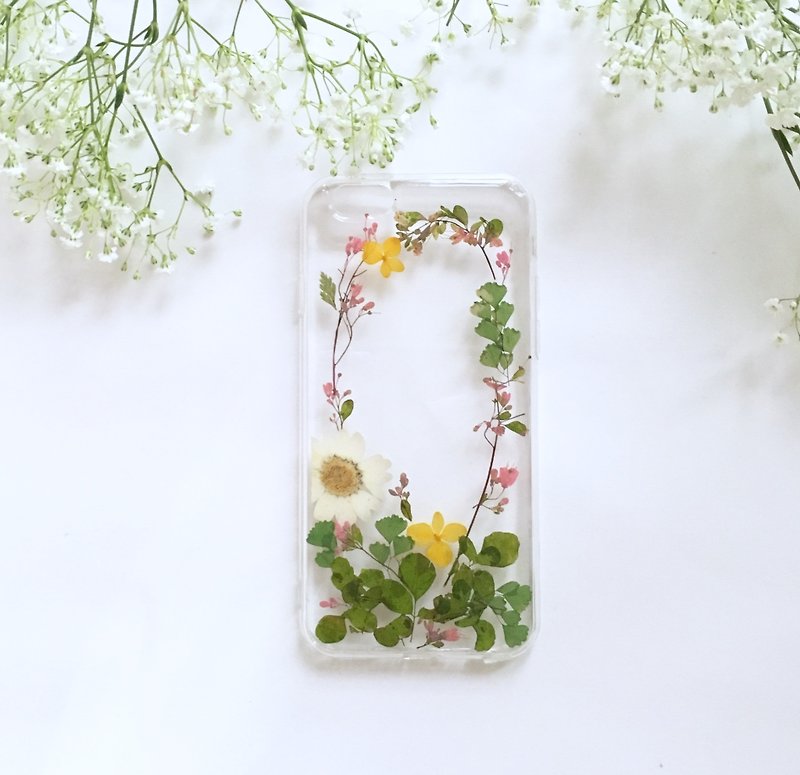 Green Blanket - pressed flower phone case