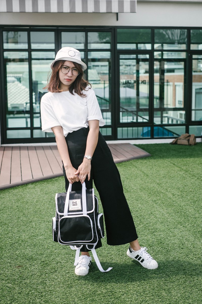 MINI BACKPACK / BLACK - 後背包/背包/書包 - 防水材質 黑色