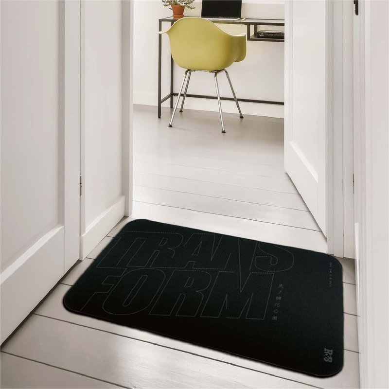 R&B black unmeasurable soft diatomaceous earth absorbent floor mat - Other Furniture - Other Materials Black