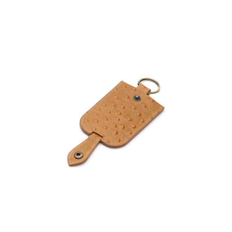Genuine Leather Keychain (Brown) - Keychains - Genuine Leather Brown