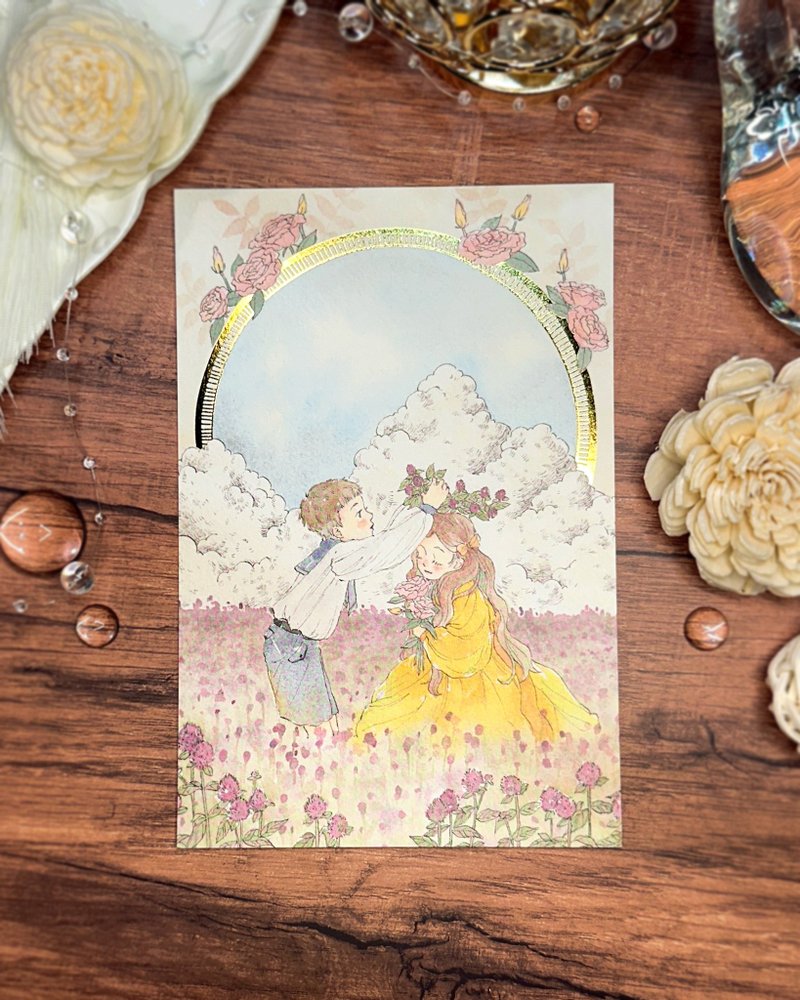 (Postcard) In the Garden of Everlasting Blooms - 卡片/明信片 - 紙 
