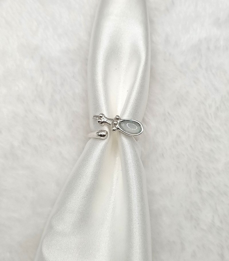 Silver spoon ring/925 sterling silver ring/purely handmade - แหวนทั่วไป - เงินแท้ 