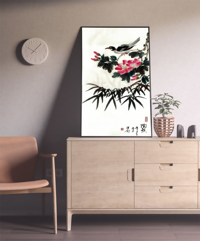 住宅開運-那天好風水被我帶進來-招財一直進可客製題字 - 海報/掛畫/掛布 - 紙 