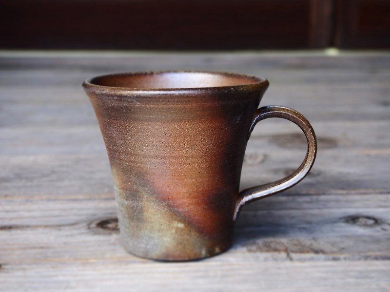Bizen coffee cup (large) c5 - 050 - Mugs - Pottery Brown