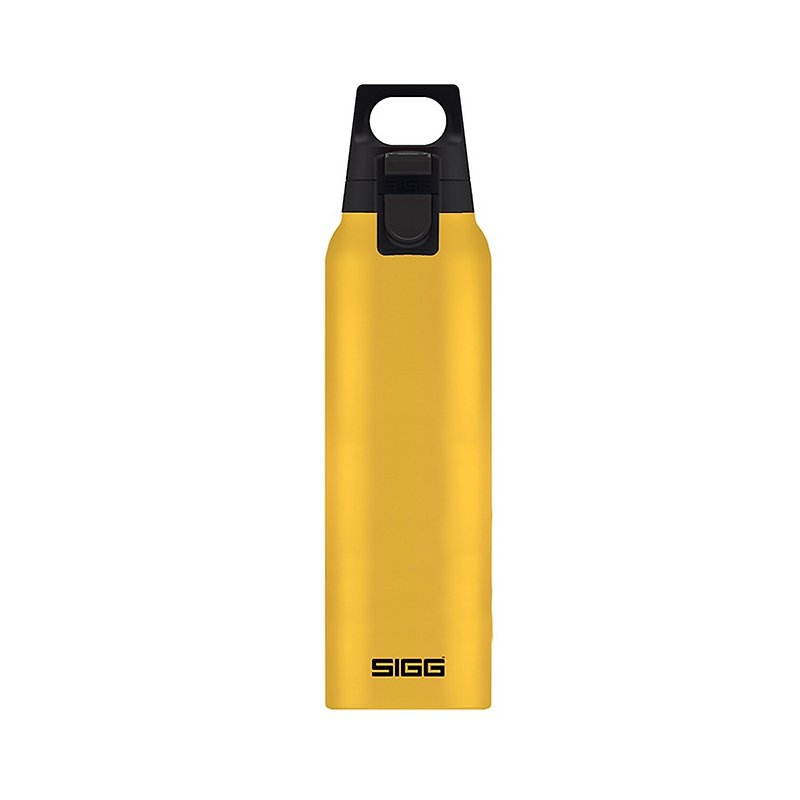Swiss centuries-old SIGG H&C bomb cover Stainless Steel thermos / vacuum thermos 500ml-mustard yellow - Vacuum Flasks - Stainless Steel Yellow