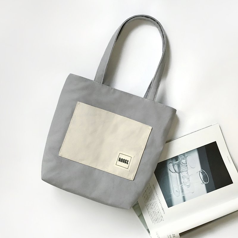 Daily Treasure Bag Jump Color Shoulder Grey - Messenger Bags & Sling Bags - Other Materials Gray