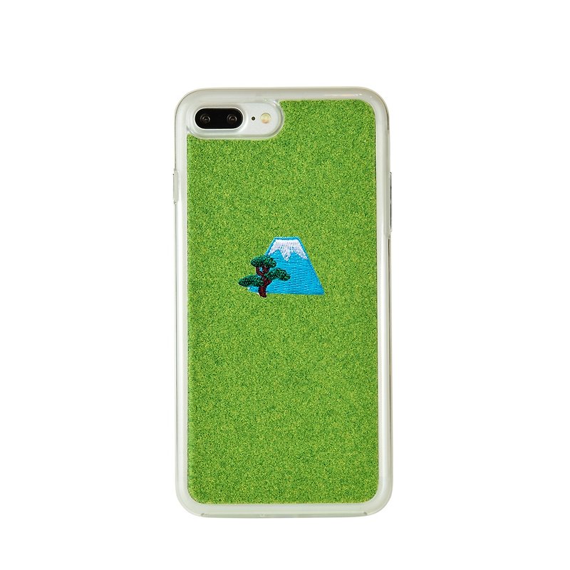 [iPhone7 Plus Case] Shibaful -Mill Ends Park Pokefasu Fuji Ao- for iPhone 7 Plus - スマホケース - その他の素材 グリーン