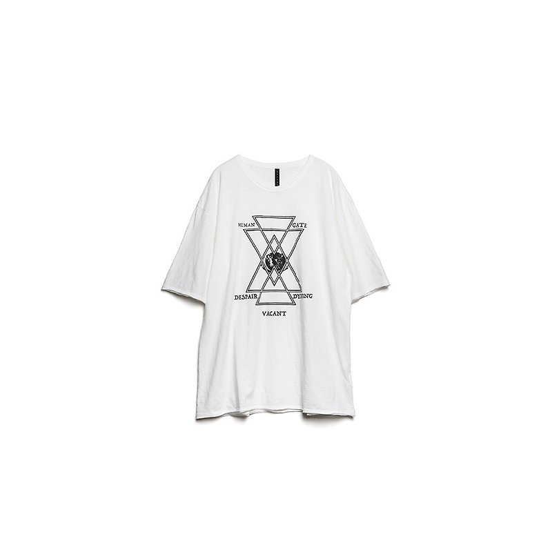 Human Gate Tee White - Men's T-Shirts & Tops - Cotton & Hemp 