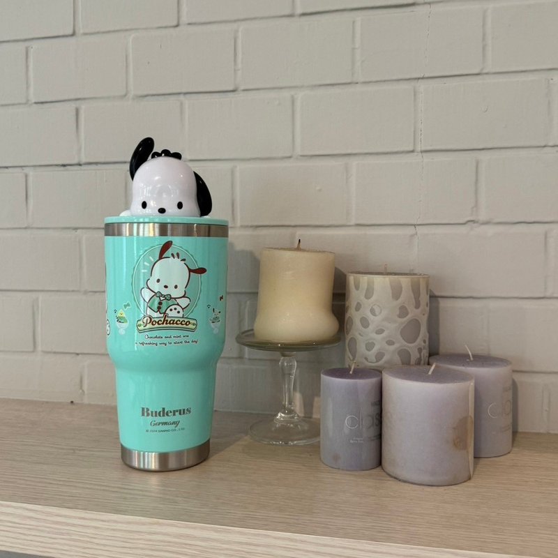 【Buderus】Sanrio co-branded ceramic Ice Cup 900ml Pacha Dog - กระบอกน้ำร้อน - สแตนเลส หลากหลายสี