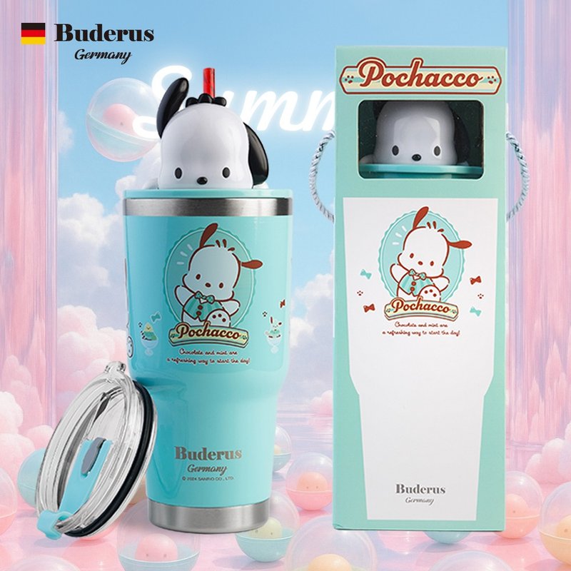 一杯子好朋友【Buderus】三麗鷗聯名款陶瓷冰霸杯 900ml 帕恰狗 - 保溫瓶/保溫杯 - 不鏽鋼 多色