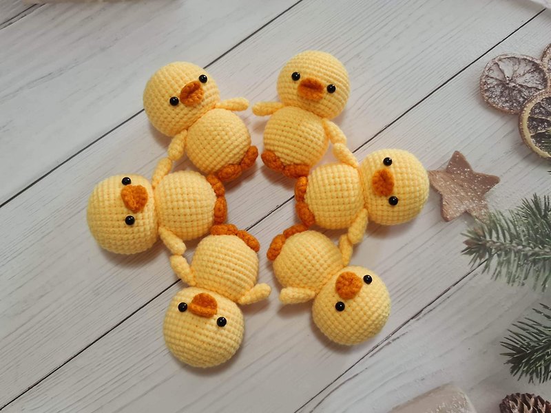 little duck - Stuffed Dolls & Figurines - Other Materials Yellow