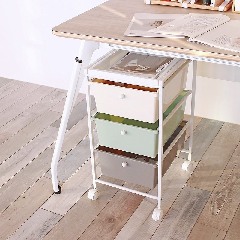 Under the desk storage drawer cart / home storage - Shelves & Baskets - Other Metals Multicolor