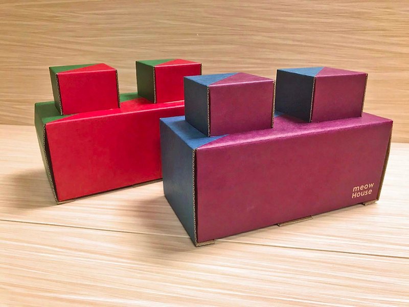 Toy building blocks - ของเล่นสัตว์ - กระดาษ หลากหลายสี