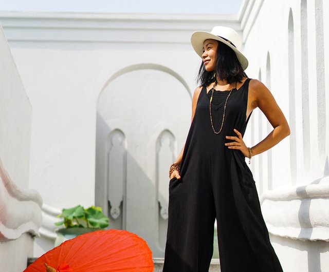 Cotton on hot sale black jumpsuit