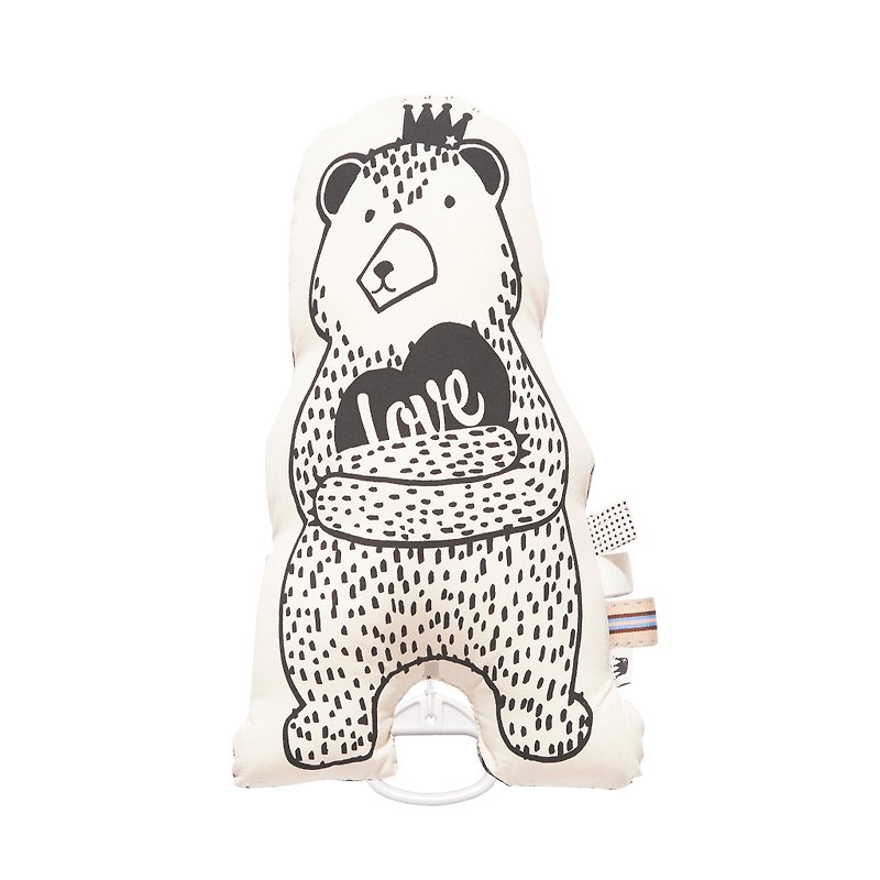 選択肢のクマの抱擁の枕音楽ベアミュージカルクッションのギフト - 知育玩具・ぬいぐるみ - コットン・麻 ピンク