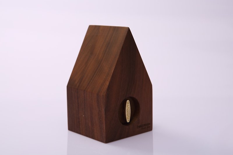 Beladesign. Rooftop Music Box (Medium House) - Indie Music - Wood Black
