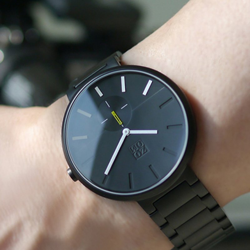 SKYLINE 3857 watch - Black - นาฬิกาผู้ชาย - สแตนเลส สีดำ