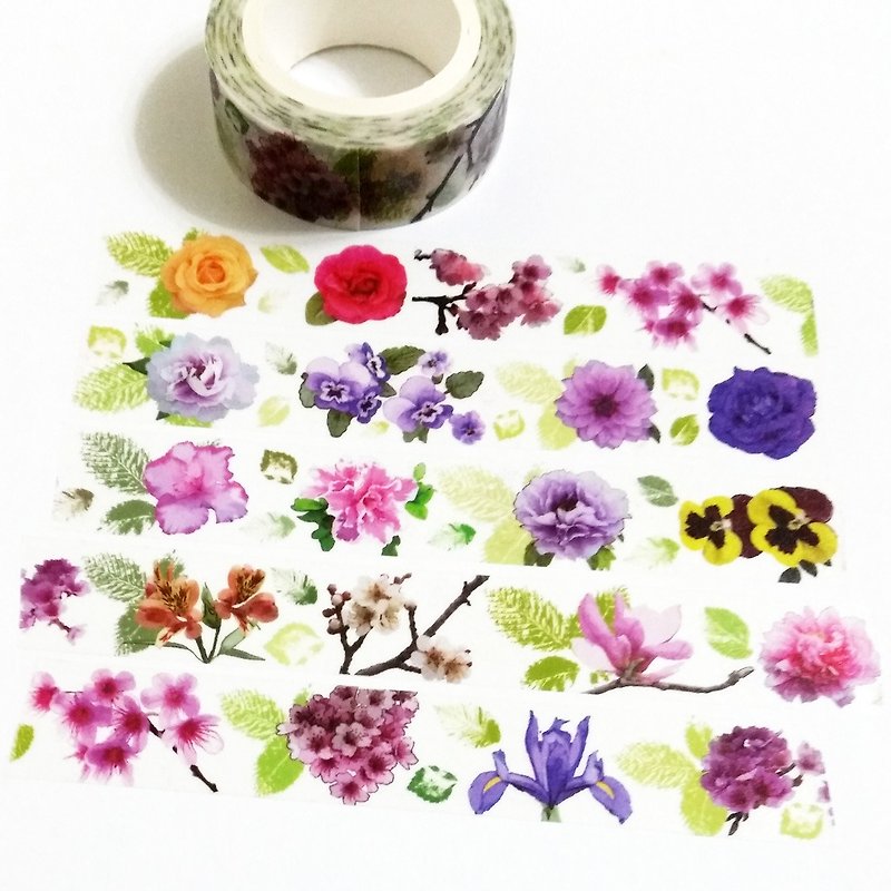 Masking Tape Flowers Are Blooming - มาสกิ้งเทป - กระดาษ 