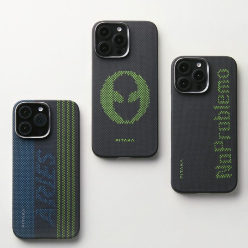 PITAKA | iPhone15 Case6 Aries X PITAKA's first luminous co-branded design - Phone Cases - Other Materials Multicolor