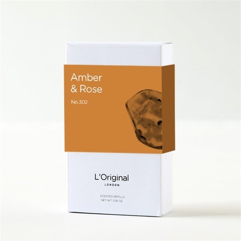 British L'Original Premium Car Fragrance Refill- Amber and Rose - น้ำหอม - วัสดุอีโค สีนำ้ตาล