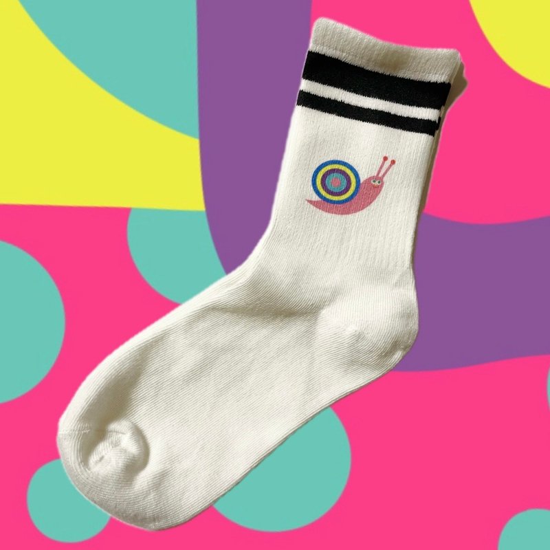 カタツムリ　靴下 - 襪子 - 棉．麻 多色