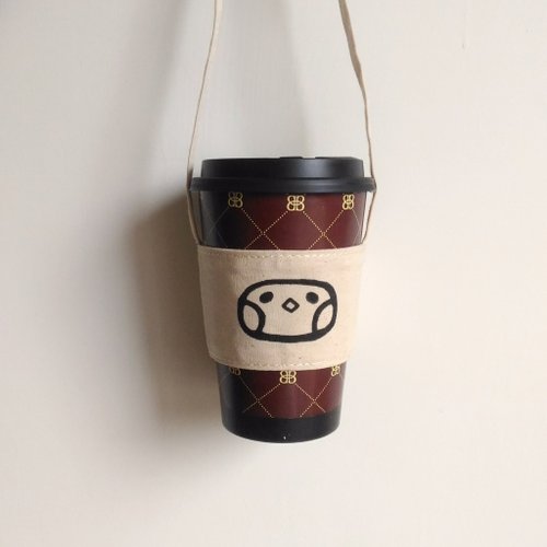 Bubble tea canvas drink bag - Shop APOOZI STUDIO Beverage Holders & Bags -  Pinkoi