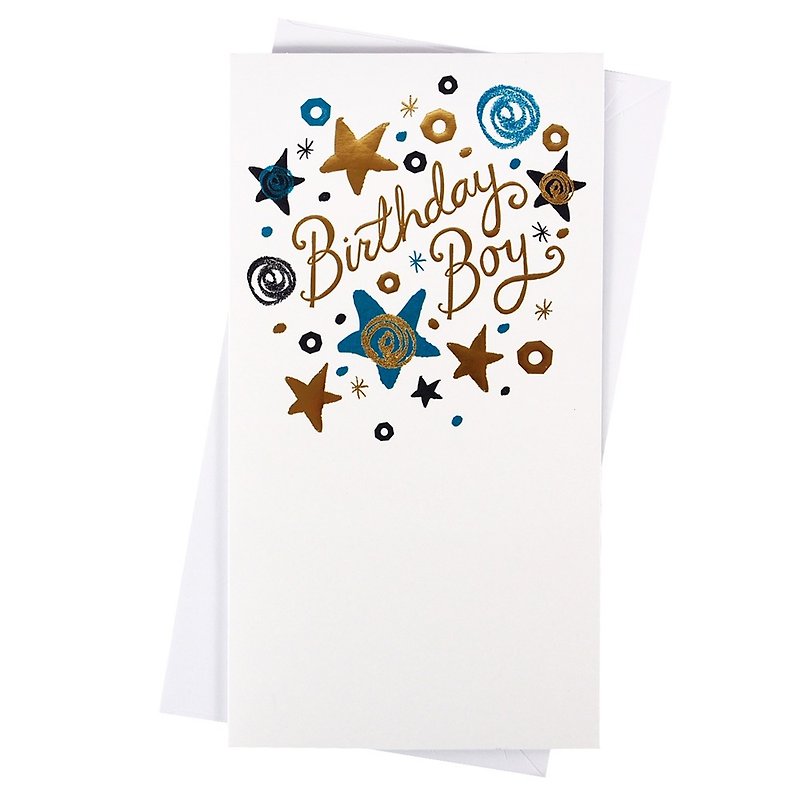 Happy Birthday to the birthday boy [Hallmark-Birthday Wishes Card] - Cards & Postcards - Paper White