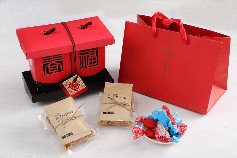 [Hong Kong and Macao rushing to the wind] [source home Chun Laifu to gift box] - Pinkoi Exclusive - ผลไม้อบแห้ง - อาหารสด สีส้ม