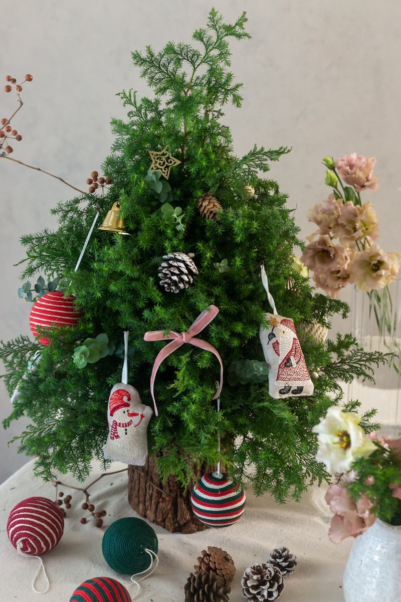 [Triple Christmas Tree Course] Fresh pine and cypress Christmas tree | Handmade activities | Beginners can - Plants & Floral Arrangement - Plants & Flowers 