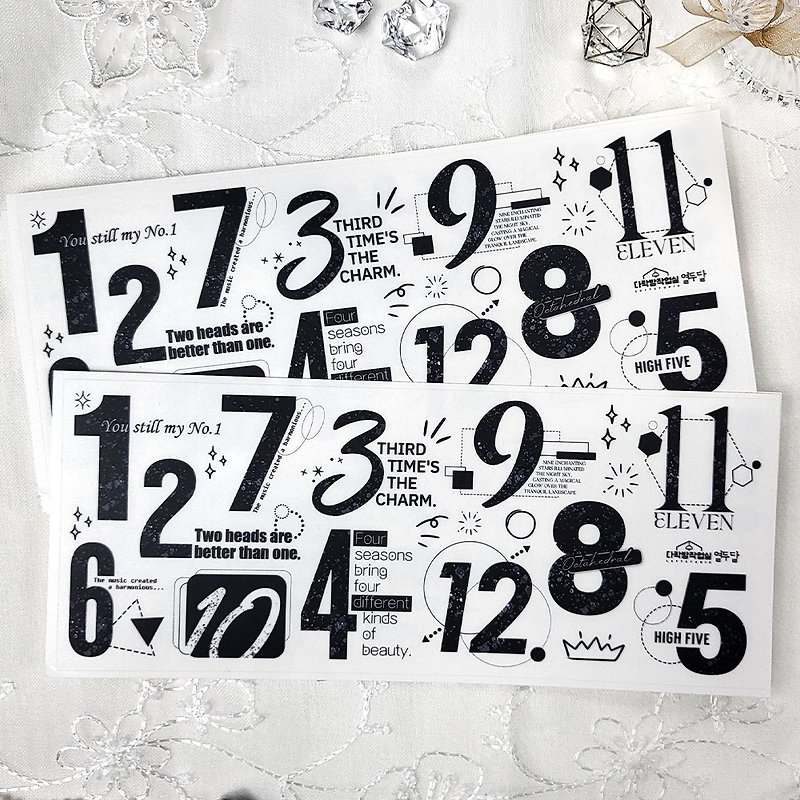 :twelve months: Matte Transparent sticker - สติกเกอร์ - วัสดุอื่นๆ 