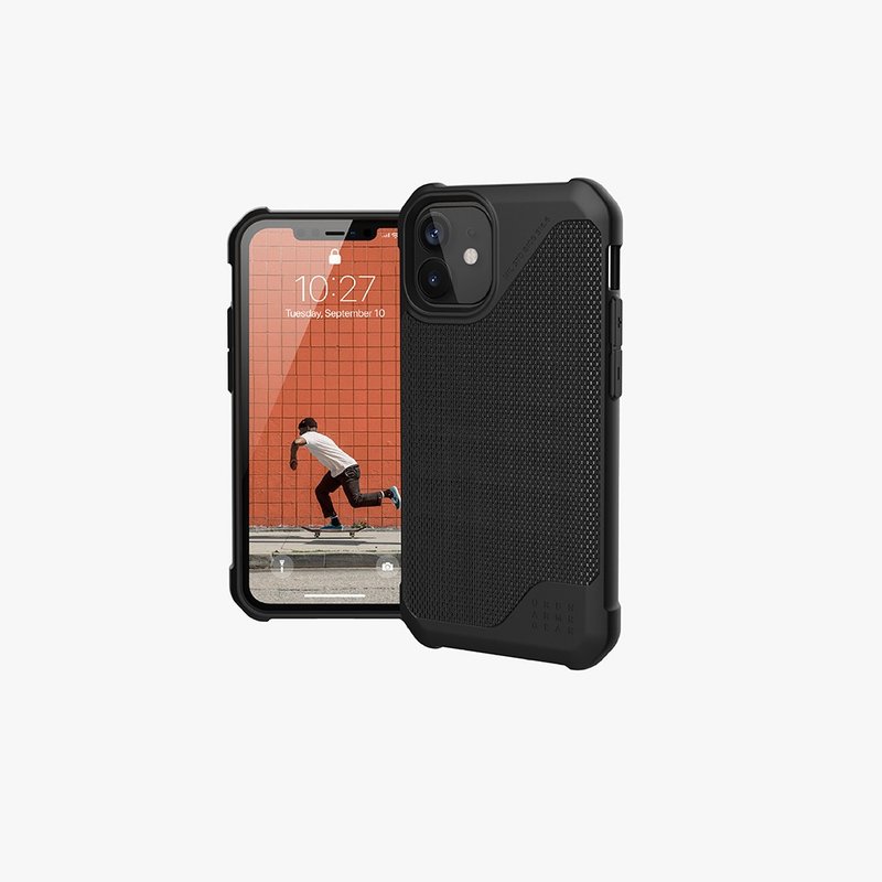 UAG iPhone 12 mini 耐衝擊保護殼-軍用黑 - 手機殼/手機套 - 其他人造纖維 