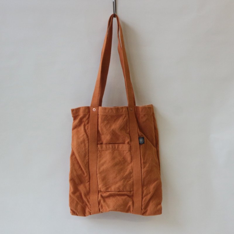 M/SトートS【2025秋冬限定カラー・レンガ】(VC-46S) - 手提包/手提袋 - 棉．麻 咖啡色