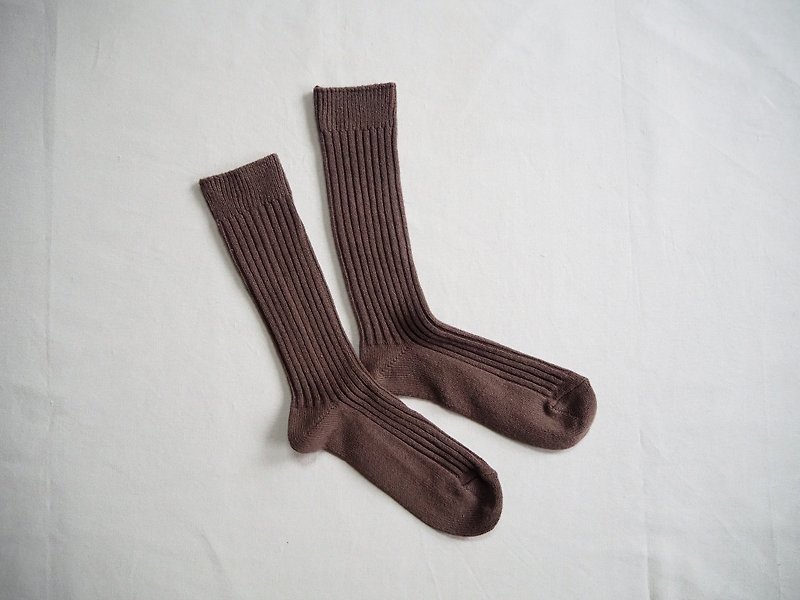 Cotton & Hemp Socks Brown - Pre-order atop original socks BROWM
