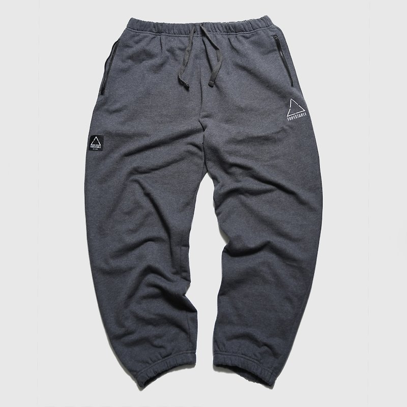 FRSTB Holiday Collection L/Pants_Sports trousers - กางเกงขายาว - ผ้าฝ้าย/ผ้าลินิน สีเทา