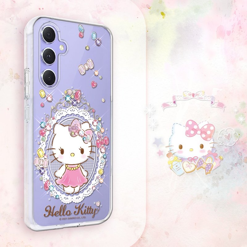 Samsung Galaxy A55/A54/A53/A35 thin and light military-standard anti-fall crystal case-Katie Luxury Style - เคส/ซองมือถือ - วัสดุอื่นๆ หลากหลายสี