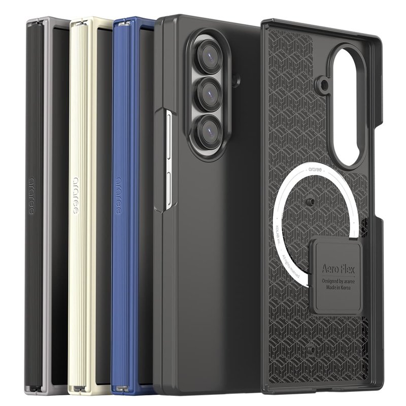Araree Samsung Galaxy Z Fold 7 Aero Flex M 磁吸Magsafe保護殼 - 手機殼/手機套 - 其他材質 