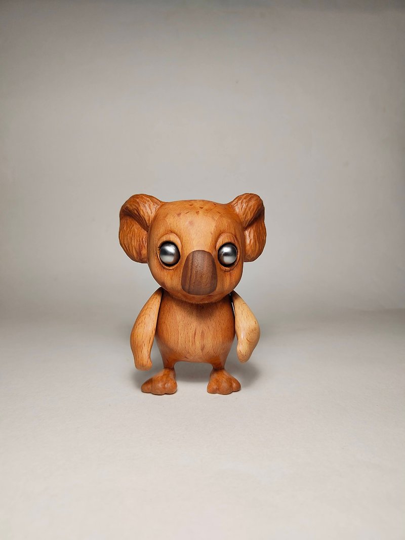 Figurine Koala - Stuffed Dolls & Figurines - Wood 