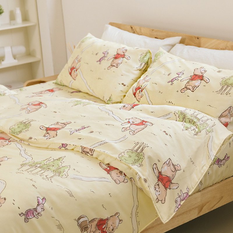 Winnie the Pooh 100% Tencel Cotton Duvet Cover Double- Disney Genuine Tencel - Bedding - Other Materials Multicolor