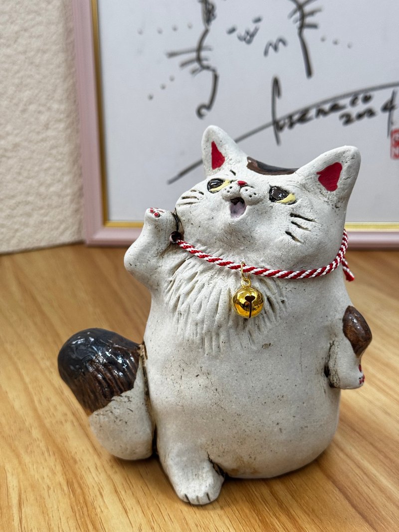 布施貓 | 福助 - 擺飾/家飾品 - 陶 