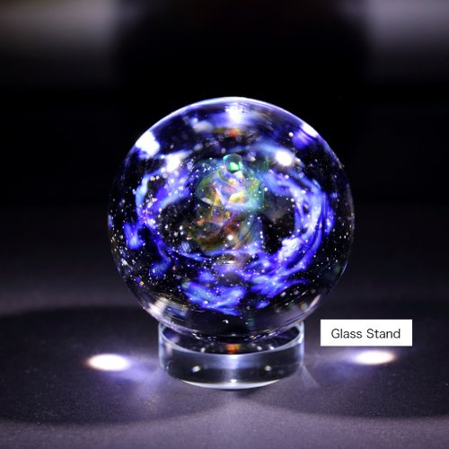 51mm 星雲状宇宙ガラスマーブル - オブジェ no.M228 - ショップ