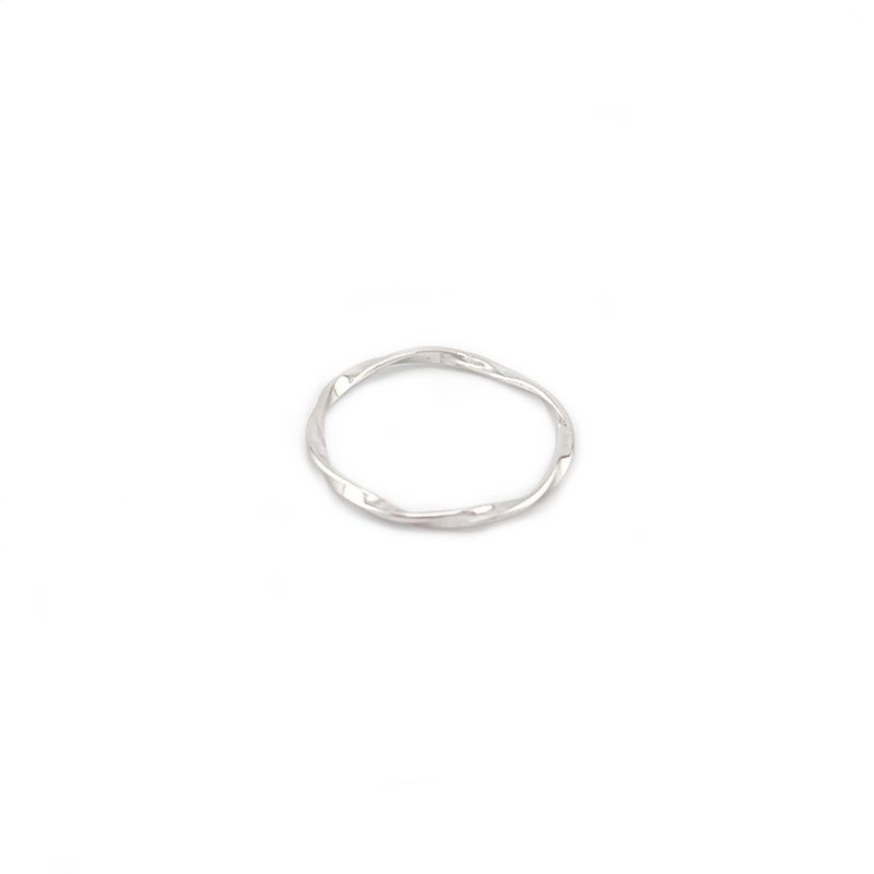 [Wire Ring] Soft spiral sterling silver ring - แหวนทั่วไป - เงินแท้ สีเงิน