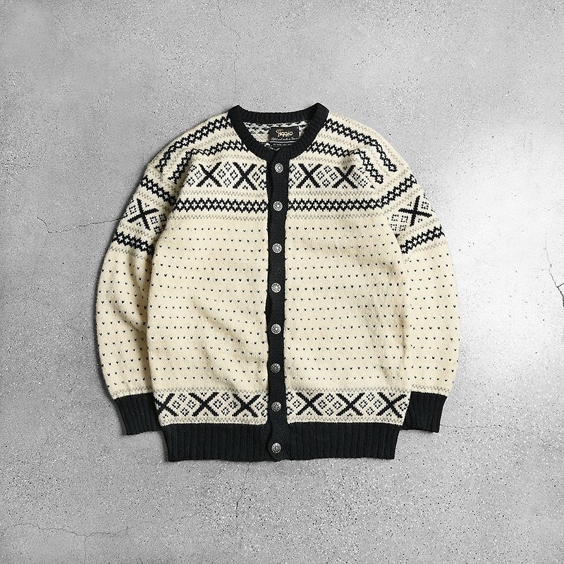 Vintage Norway Sweater - Men's Sweaters - Wool White