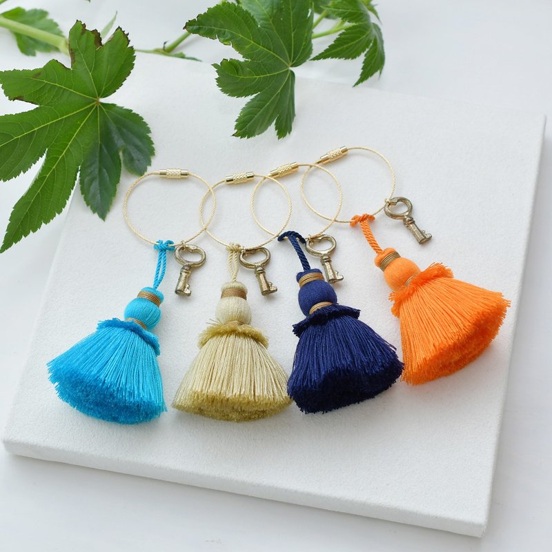 キーリング/Key Tassel /Summer - 鑰匙圈/鑰匙包 - 聚酯纖維 藍色
